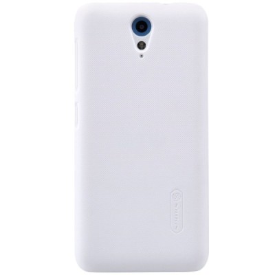 HTC Desire 620 Nillkin Frosted Shield balts plastmasas apvalks + ekrāna aizsargplēve / Vacins.lv