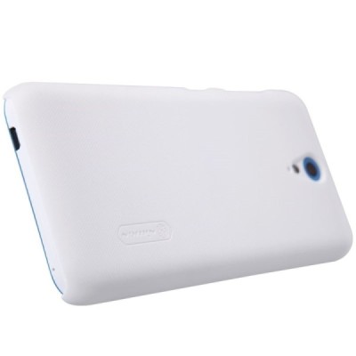 HTC Desire 620 Nillkin Frosted Shield balts plastmasas apvalks + ekrāna aizsargplēve / Vacins.lv