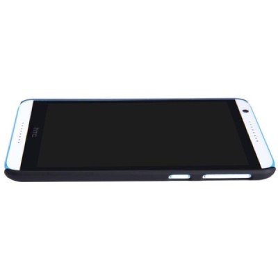 HTC Desire 820 Nillkin Frosted Shield melns plastmasas apvalks + ekrāna aizsargplēve / Vacins.lv
