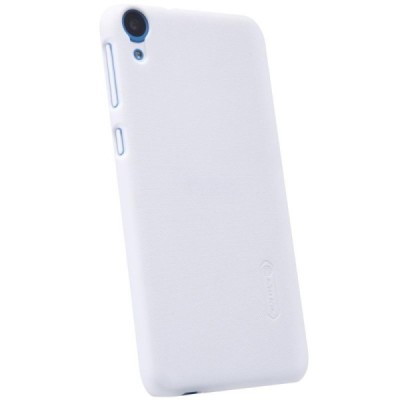 HTC Desire 820 Nillkin Frosted Shield balts plastmasas apvalks + ekrāna aizsargplēve / Vacins.lv