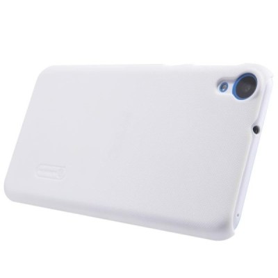 HTC Desire 820 Nillkin Frosted Shield balts plastmasas apvalks + ekrāna aizsargplēve / Vacins.lv