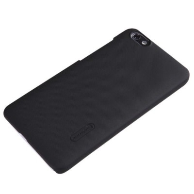 Huawei Honor 4X Nillkin Frosted Shield melns plastmasas apvalks + ekrāna aizsargplēve / Vacins.lv