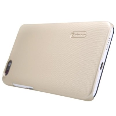 Huawei Honor 4X Nillkin Frosted Shield zelta plastmasas apvalks + ekrāna aizsargplēve / Vacins.lv