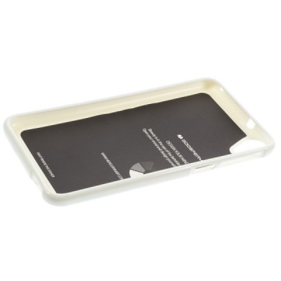 HTC Desire 820 Mercury balts cieta silikona (TPU) apvalks / vacins.lv