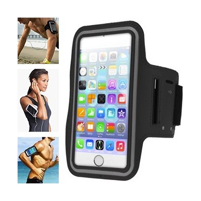 Dėklas sportui (raištis ant rankos) - juodas, universalus (XL+ dydis) / Priedai.lt