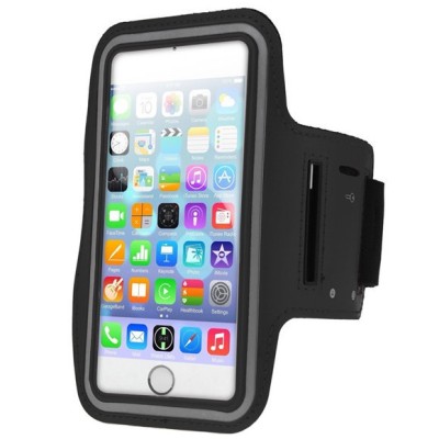 Dėklas sportui (raištis ant rankos) - juodas, universalus (XL+ dydis) / Priedai.lt