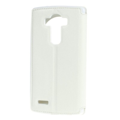 Roar Noble atverčiamas LG G4 H815 baltas odinis dėklas / Priedai.lt