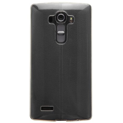 LG G4 (H815, H810) dzidrs (caurspīdīgs) cieta silikona TPU pasaulē planākais apvalks / Vacins.lv