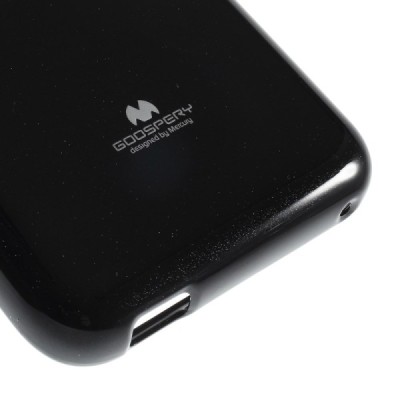 HTC Desire 620 juodas Mercury kieto silikono (TPU) dėklas / Priedai.lt