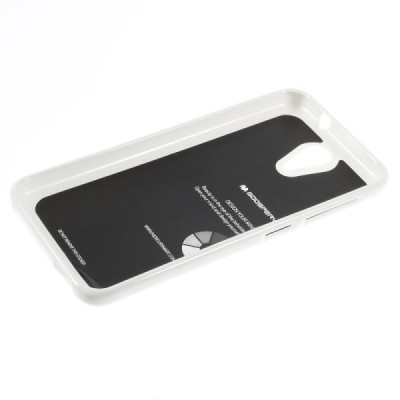 HTC Desire 620 baltas Mercury kieto silikono (TPU) dėklas / Priedai.lt