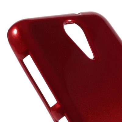 HTC Desire 620 raudonas Mercury kieto silikono (TPU) dėklas / Priedai.lt