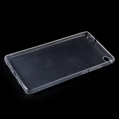 Huawei P8 skaidrus (permatomas) kieto silikono TPU ploniausias pasaulyje bespalvis dėklas / Priedai.lt