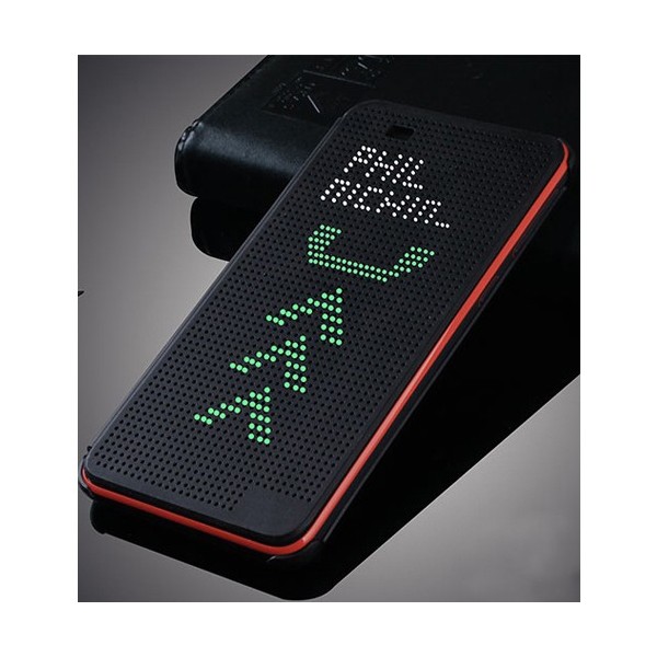 Atvērams „Dot View“ maciņš - melns (Desire 820)