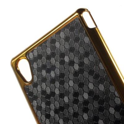 Sony Xperia M4 Aqua melns elegants porains apvalks / vacins.lv