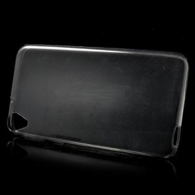 HTC Desire 820 dzidrs (caurspīdīgs) cieta silikona TPU pasaulē planākais pelēks apvalks / Vacins.lv