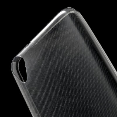 HTC Desire 820 dzidrs (caurspīdīgs) cieta silikona TPU pasaulē planākais pelēks apvalks / Vacins.lv