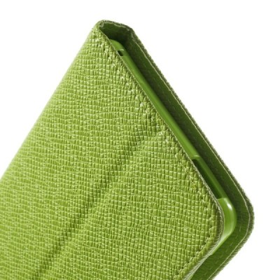 Sony Xperia M4 Aqua MLT atverčiamas žalias dėklas - knygutė / Priedai.lt