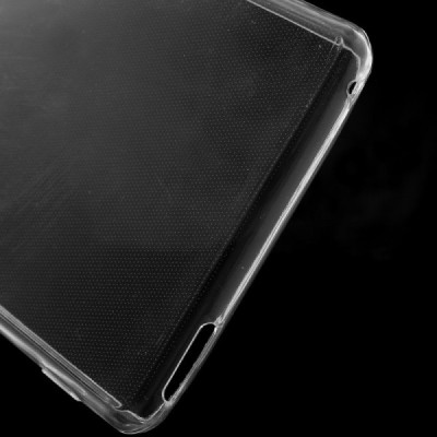 Sony Xperia M4 Aqua dzidrs (caurspīdīgs) cieta silikona TPU pasaulē planākais apvalks / Vacins.lv