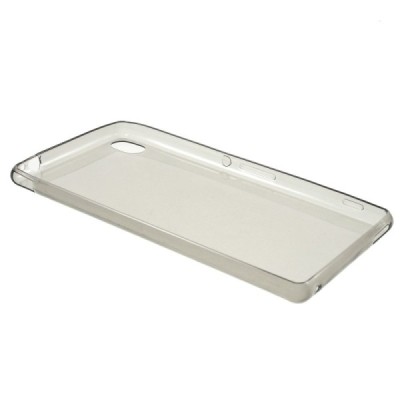 Sony Xperia M4 Aqua dzidrs (caurspīdīgs) cieta silikona TPU pasaulē planākais pelēks apvalks / Vacins.lv