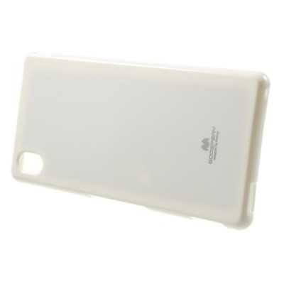 Sony Xperia M4 Aqua Mercury balts cieta silikona (TPU) apvalks / vacins.lv