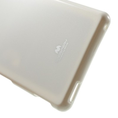 Sony Xperia M4 Aqua Mercury balts cieta silikona (TPU) apvalks / vacins.lv