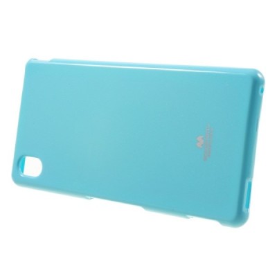Sony Xperia M4 Aqua šviesiai mėlynas Mercury kieto silikono (TPU) dėklas / Priedai.lt