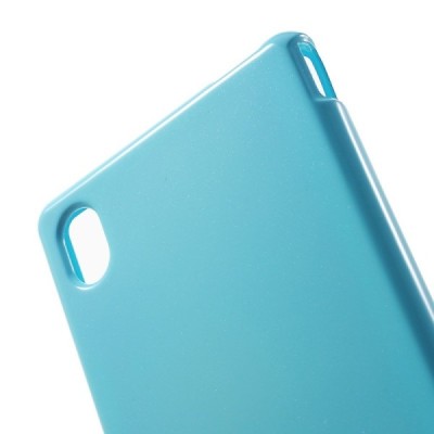 Sony Xperia M4 Aqua šviesiai mėlynas Mercury kieto silikono (TPU) dėklas / Priedai.lt