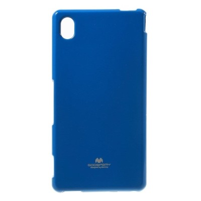 Sony Xperia M4 Aqua Mercury tumši zils cieta silikona (TPU) apvalks / vacins.lv