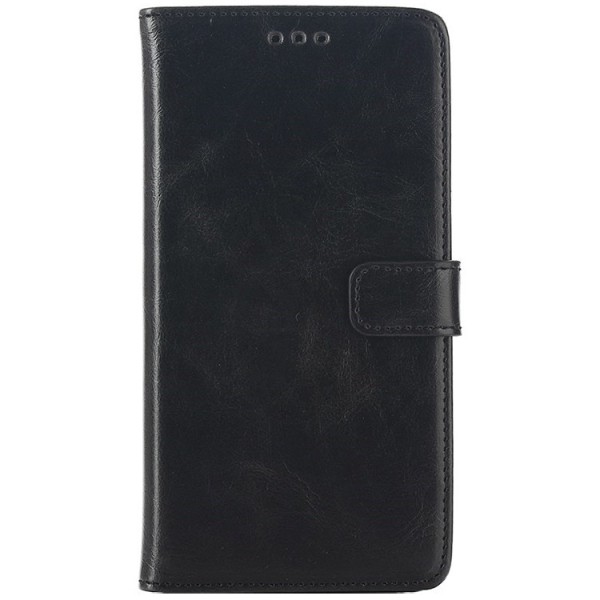 „Retro“ atvēramais maciņš - melns (Xperia M4 Aqua)