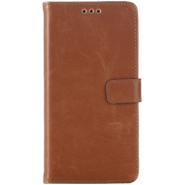 „Retro“ atverčiamas dėklas - šviesiai rudas (Xperia M4 Aqua)