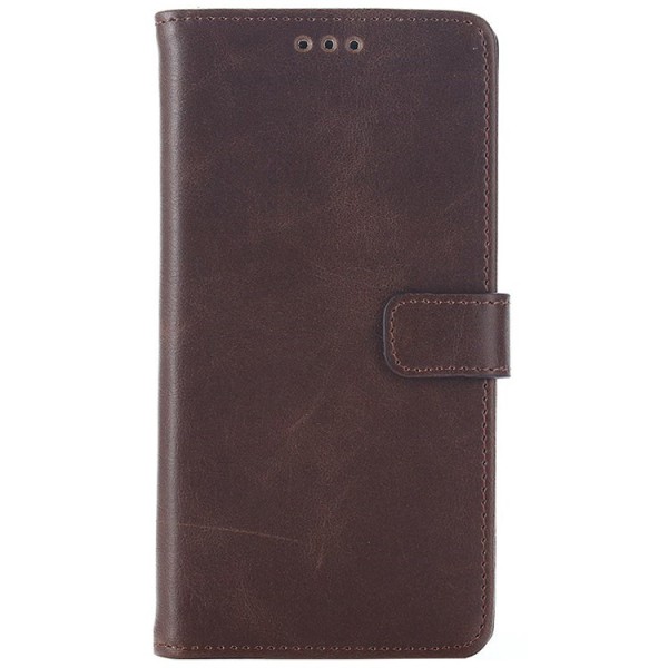 „Retro“ atvēramais maciņš - tumši brūns (Xperia M4 Aqua)