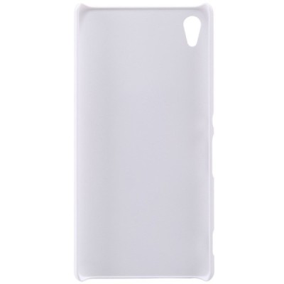 Sony Xperia Z3+ Plius Nillkin Frosted Shield baltas plastikinis dėklas + apsauginė ekrano plėvelė / Priedai.lt