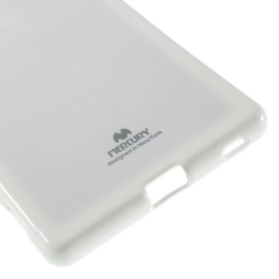 Sony Xperia Z3+ Plius baltas Mercury kieto silikono (TPU) dėklas / Priedai.lt
