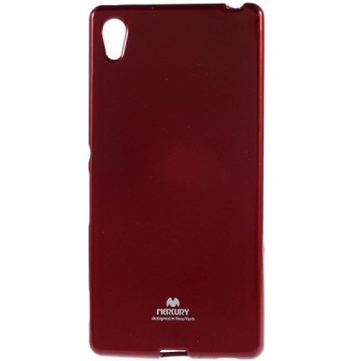 Sony Xperia Z3+ Plius raudonas Mercury kieto silikono (TPU) dėklas / Priedai.lt