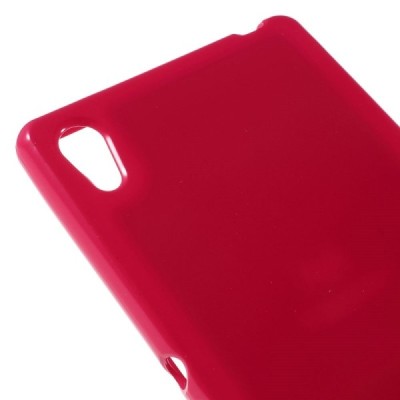 Sony Xperia Z3+ Plius tamsiai rožinis Mercury kieto silikono (TPU) dėklas / Priedai.lt