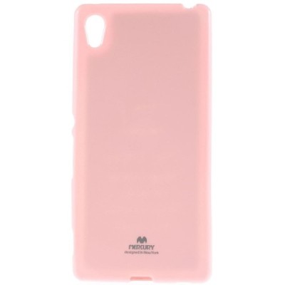 Sony Xperia Z3+ Pluss Mercury gaiši rozs cieta silikona (TPU) apvalks / vacins.lv