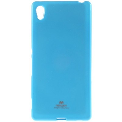 Sony Xperia Z3+ Pluss Mercury gaiši zils cieta silikona (TPU) apvalks / vacins.lv