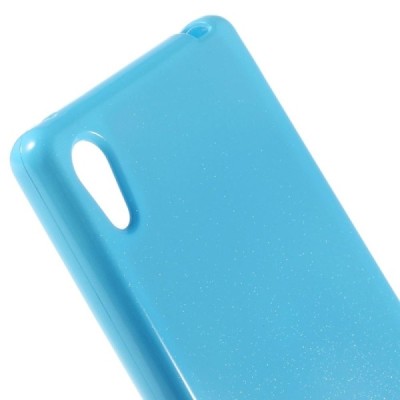 Sony Xperia Z3+ Pluss Mercury gaiši zils cieta silikona (TPU) apvalks / vacins.lv