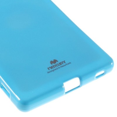 Sony Xperia Z3+ Pluss Mercury gaiši zils cieta silikona (TPU) apvalks / vacins.lv