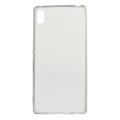 Sony Xperia Z3+ Pluss dzidrs (caurspīdīgs) cieta silikona TPU pasaulē planākais pelēks apvalks / Vacins.lv