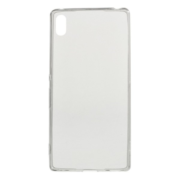 Planākais TPU dzidrs apvalks - pelēks (Xperia Z3+)