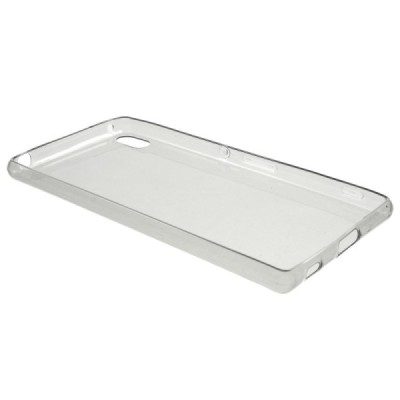 Sony Xperia Z3+ Pluss dzidrs (caurspīdīgs) cieta silikona TPU pasaulē planākais pelēks apvalks / Vacins.lv