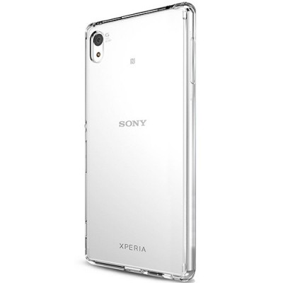 Sony Xperia Z3+ Plius kieto silikono tpu akrilo skaidrus (permatomas) dėklas - nugarėlė / Priedai.lt
