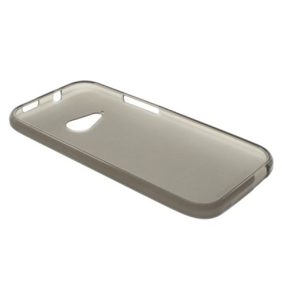 HTC One mini 2 (M8 mini) kieto silikono TPU pilkas (matinis) dėklas - nugarėlė / Priedai.lt