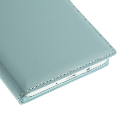 Samsung Galaxy A5 gaiši zils atvēramais Smart Window ādas maciņš / Vacins.lv