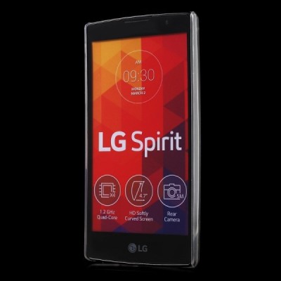 LG Spirit 4G LTE plastmasas dzidrs (caurspīdīgs) apvalks / Vacins.lv