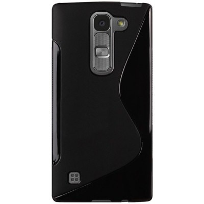 LG Spirit 4G LTE kieto silikono TPU juodas dėklas - nugarėlė / Priedai.lt