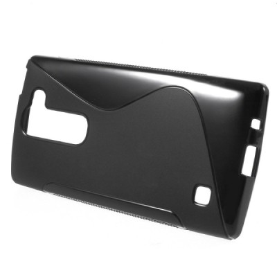 LG Spirit 4G LTE kieto silikono TPU juodas dėklas - nugarėlė / Priedai.lt