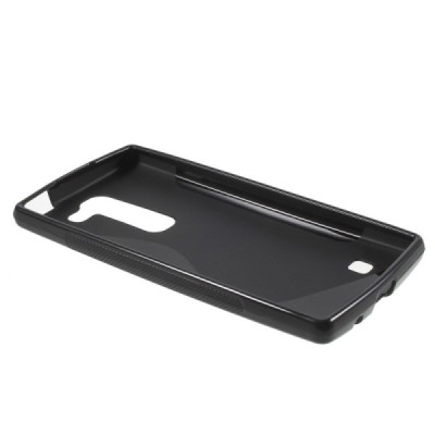 LG Spirit 4G LTE kieto silikono TPU juodas dėklas - nugarėlė / Priedai.lt