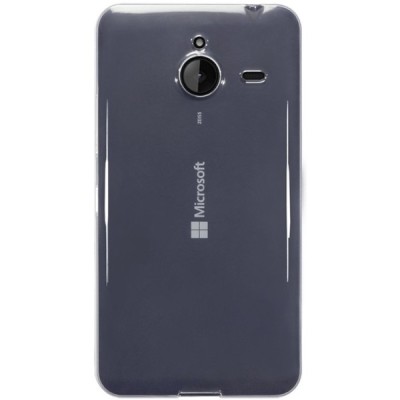 Microsoft Lumia 640 XL dzidrs (caurspīdīgs) cieta silikona TPU pasaulē planākais apvalks / Vacins.lv